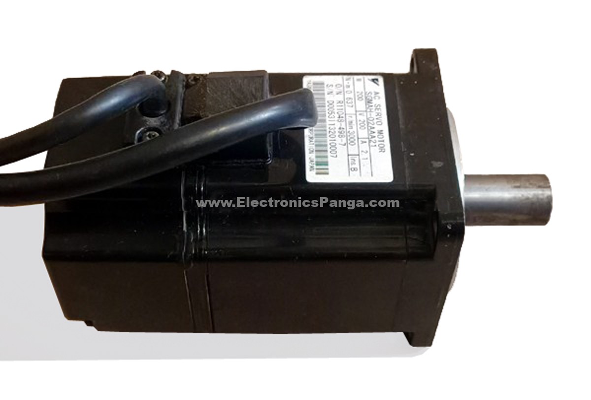 YASKAWA 200W (0.2Kw) SGMAH-02AAA21 AC Servo Motor SM2016 - Image 3