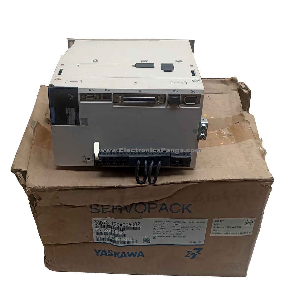 YASKAWA Sigma-7 1.5Kw (1500W) SGD7S-120A00A002 AC Servo Driver SD1501 - Image 2