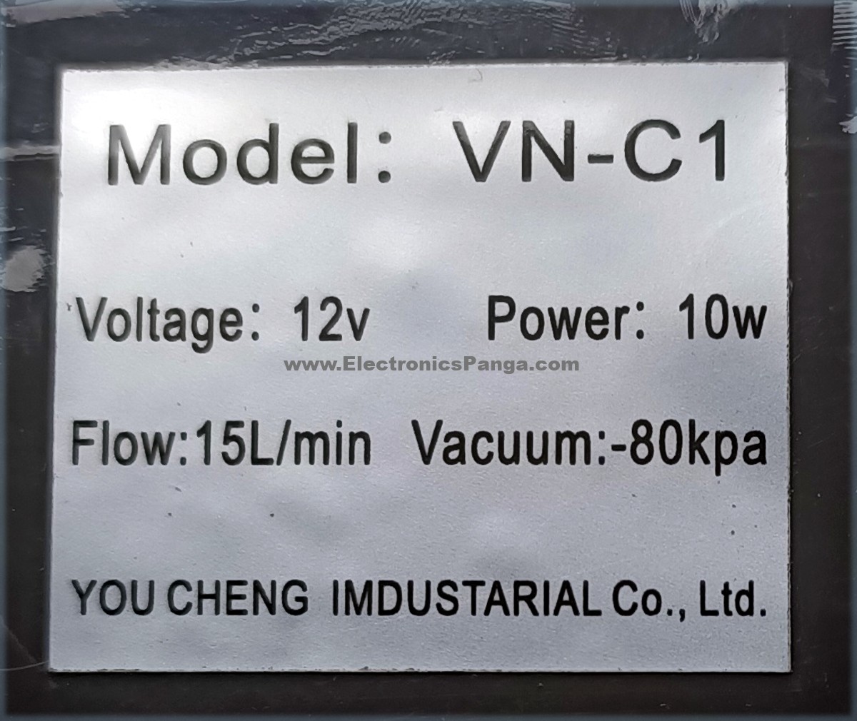 YOU CHENG VN-C1 10W 12V/DC 80Kpa DC Pump DM175 - Image 2
