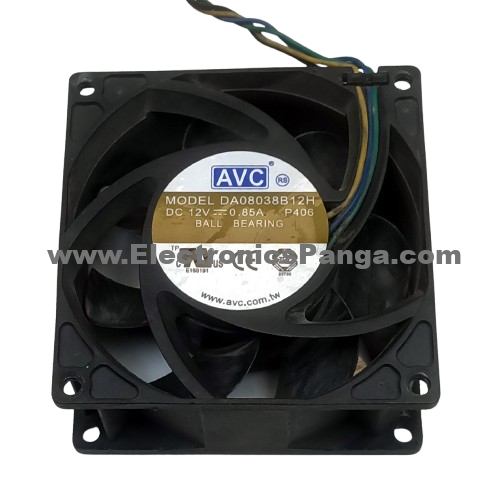 AVC DA08038B12H 12V/DC 0.85A 4-Wires Cooling Fan AS681