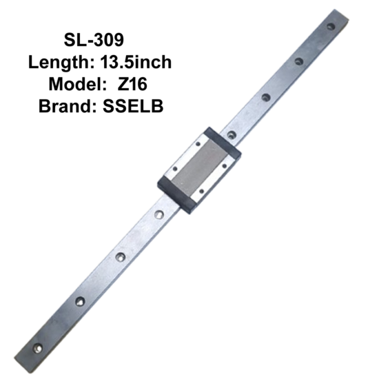 CNC SSELB Z16 Single Linear Slide with Single Bearing 13.5inch Length SL-309