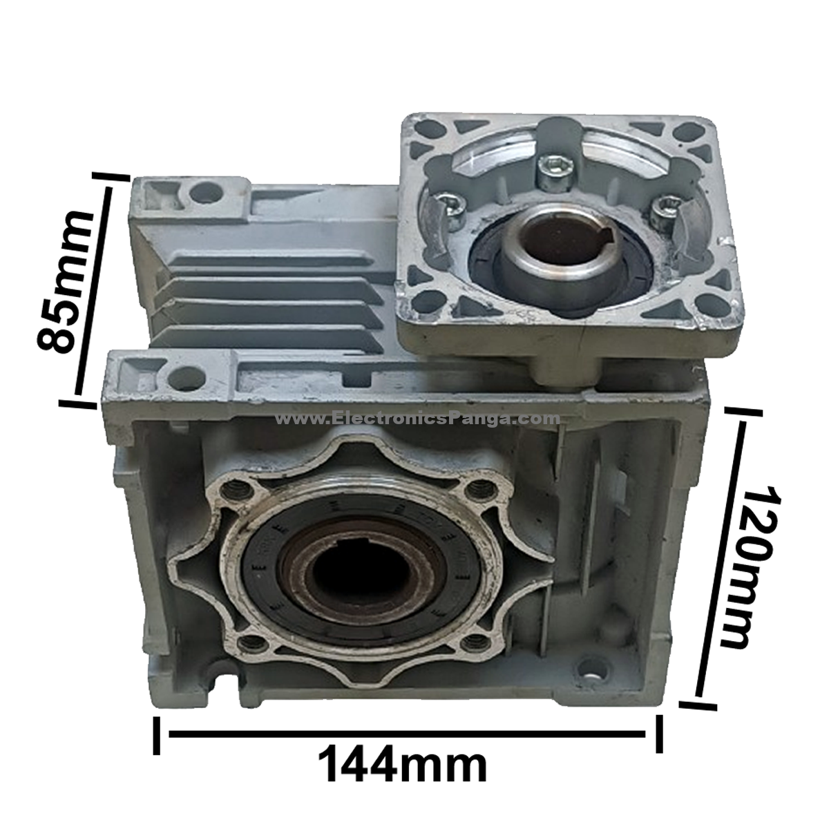 FOSHAN SEAI NMRV50-20-80B5 20:1 Ratio Worm Gearbox For 750w Servo Motor G1465 - Image 4