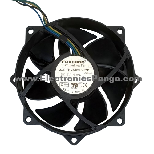 FOXCONN PVA092G12P 12V/DC 0.39A 4-Wires DC Brushless Cooling Fan AS685