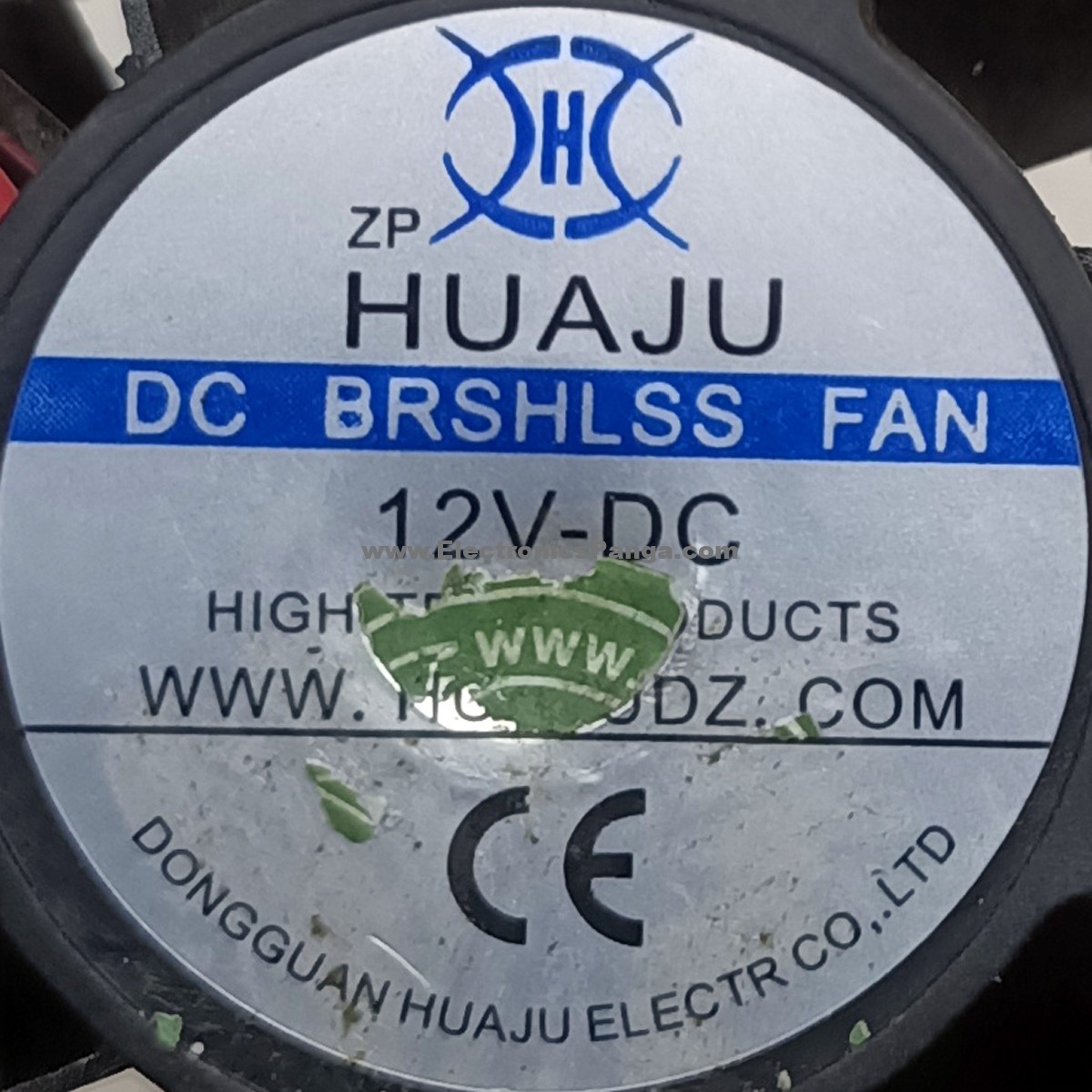 HUAJU 12V/DC 2-Wires DC Brushless Cooling Fan AS689 - Image 2