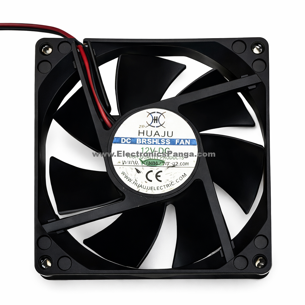 HUAJU 12V/DC 2-Wires DC Brushless Cooling Fan AS689