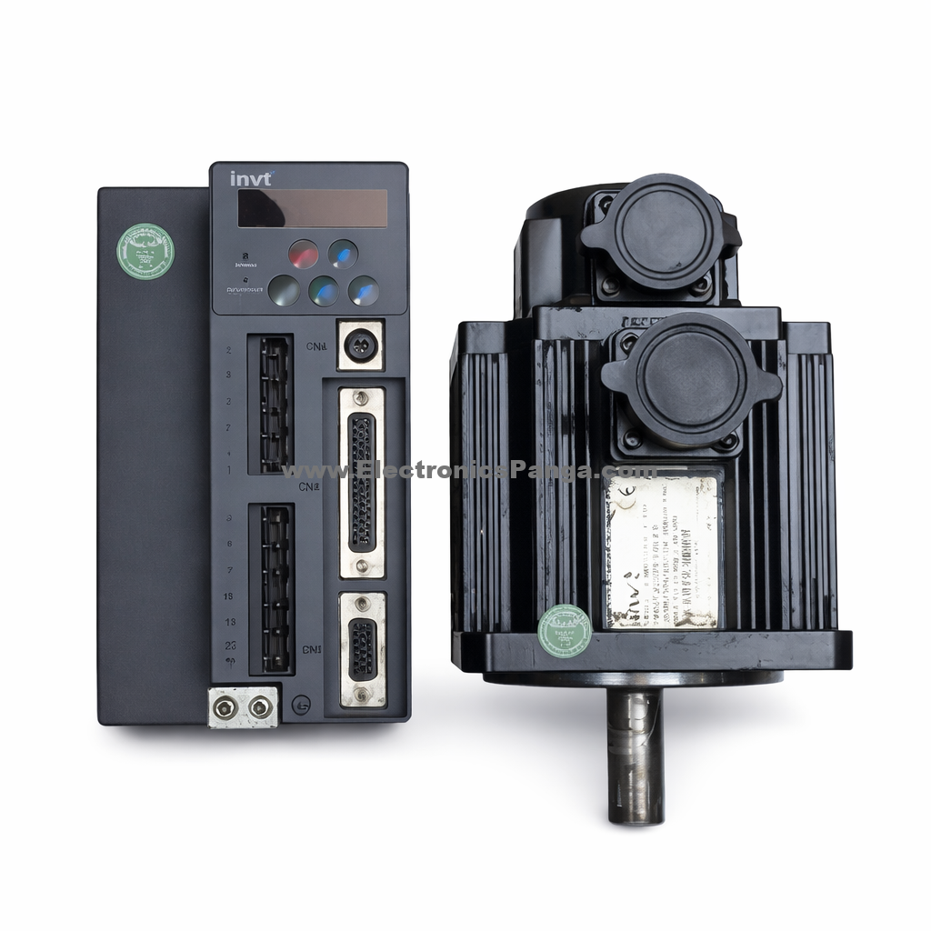 INVT 1Kw (1000W) SV-DB100-1R0-2-1R AC Servo Driver + Motor SV-MM13-1R0F ...