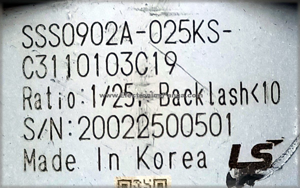 LS 25:1 Ratio SSS0902A-025KS-C3110103C19 Reducer Gearbox For 750w Servo Motor G1438 - Image 2