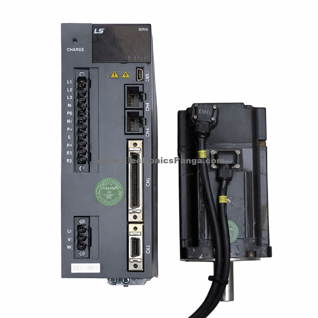 LS XGT 750w (0.75kw) XDL-L7SA008B AC Servo Driver + 800w (0.8kw) XML ...