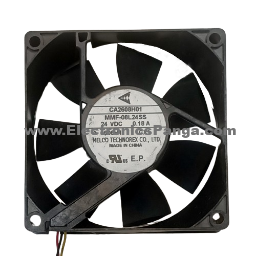 MELCO TECHNOREX MMF-08L24SS 24V/DC 0.18A 3-Wires Cooling Fan AS666