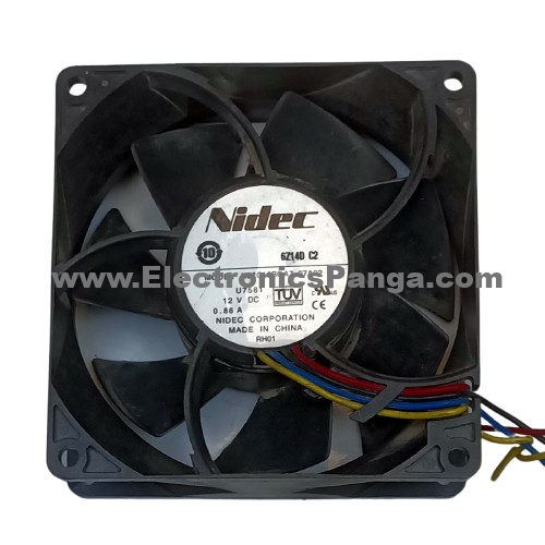 NIDEC H92C12BGA7-07A02 12V/DC 0.88A 4-Wires Cooling Fan AS684