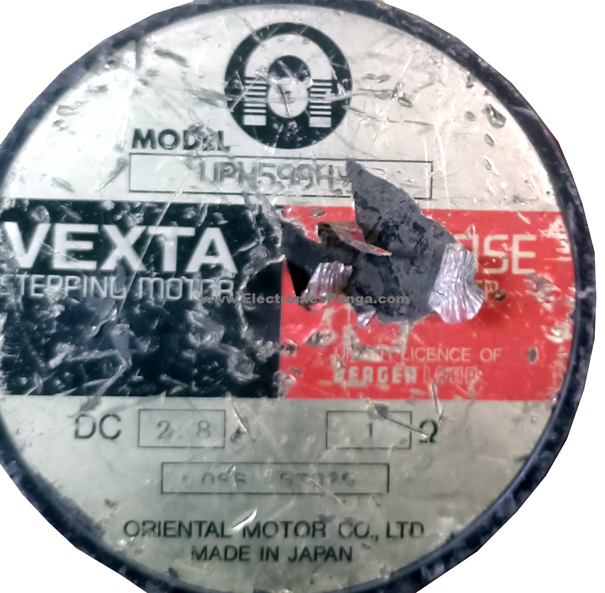 ORIENTAL MOTOR Vexta UPH599H-B 2.8A 5-Phase Stepper Motor STM342 - Image 2