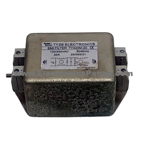 TYZE ELECTRONICS TY420M-20 120-250V/AC 20A 50/60Hz EMI Filter F116 - Image 3