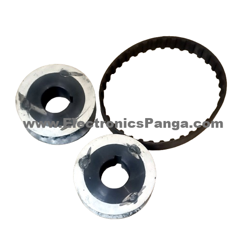 Timing Pulley Set With Belt 1:1 Ratio 9mm Pitch 20Teeth Bore 25mm & 25mm TP16