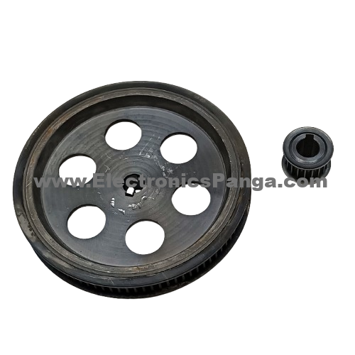 Timing Pulley Set With Belt 5:1 Ratio 5mm Pitch, Pulley 18Teeth Bore 14mm, Wheel 90Teeth Bore 14mm TP17 - Image 3