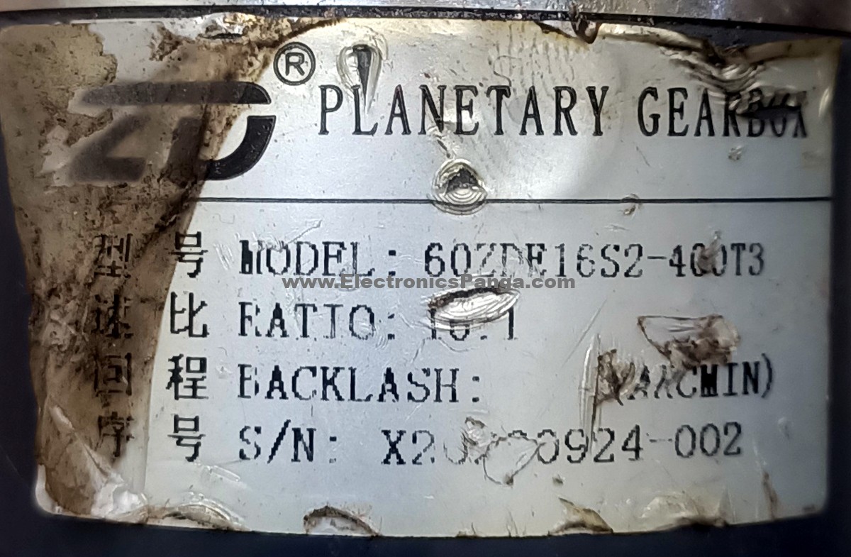 ZD 16:1 Ratio 60ZDE16S2-400T3 Planetary Gearbox For 200w & 400w Servo Motor G1445 - Image 2