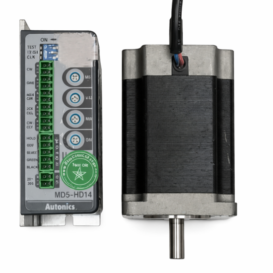 AUTONICS A16K-M569W Nema24 5-Phase Stepping Motor + MD5-HD14 Driver SMD72