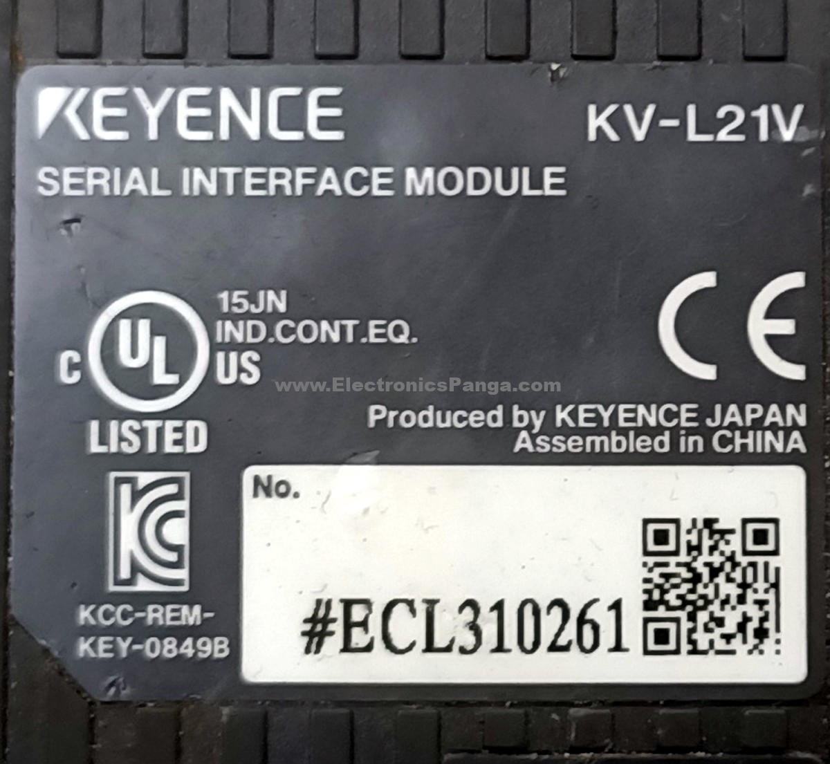 KEYENCE KV-L21V Programmable Logic Controllers (PLC) Communication Module PL284 - Image 2