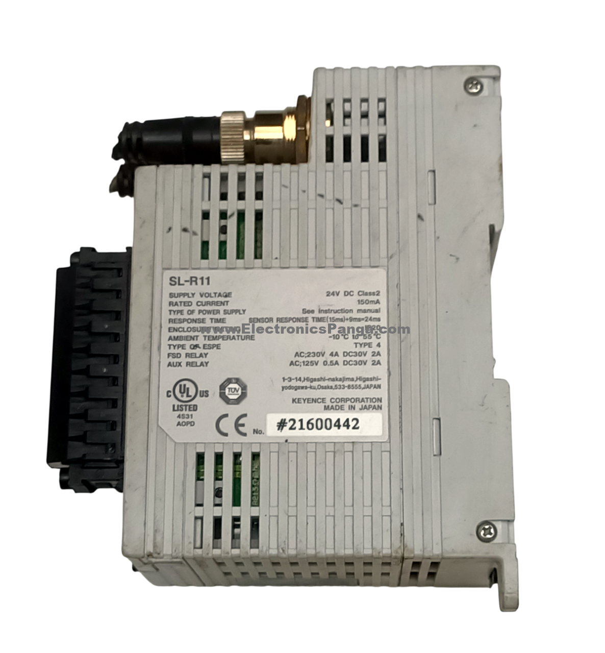 KEYENCE SL-R11 24V/DC 150mA Intelligent Safety Relay Unit R59 - Image 5