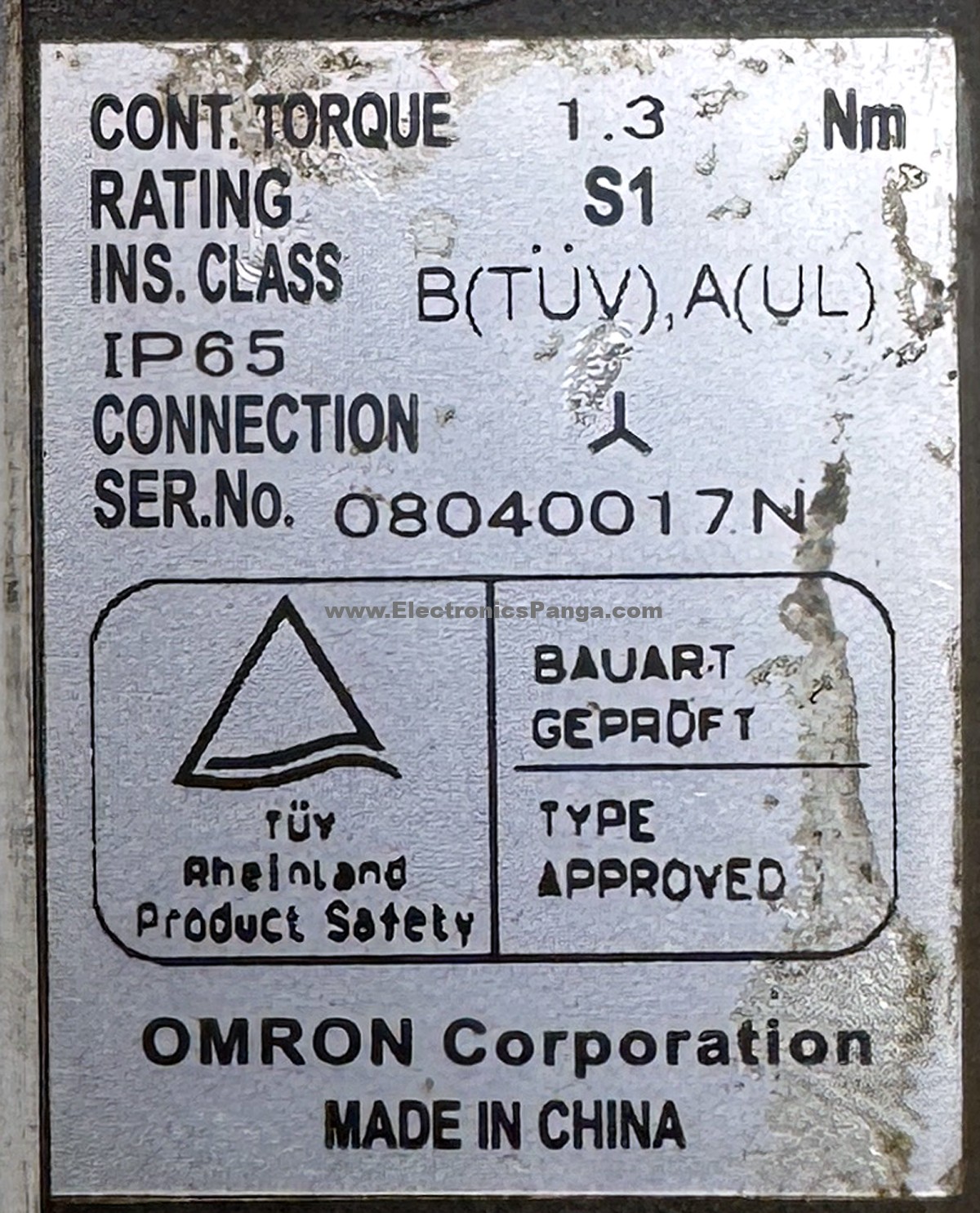 OMRON 0.4Kw (400W) R88M-G40030H AC Servo Motor SM1383 - Image 3