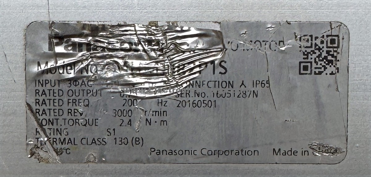 PANASONIC 0.75Kw (750W) MHMD082P1S AC Servo Motor SM1361 - Image 2