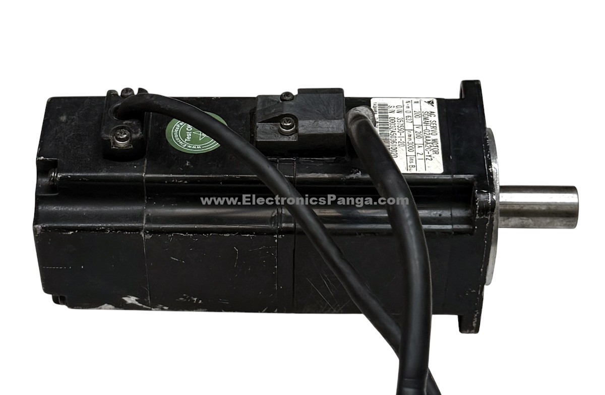YASKAWA 200W (0.2Kw) SGMAH-02AAA2C-Y2 AC Servo Motor SM1369 - Image 3