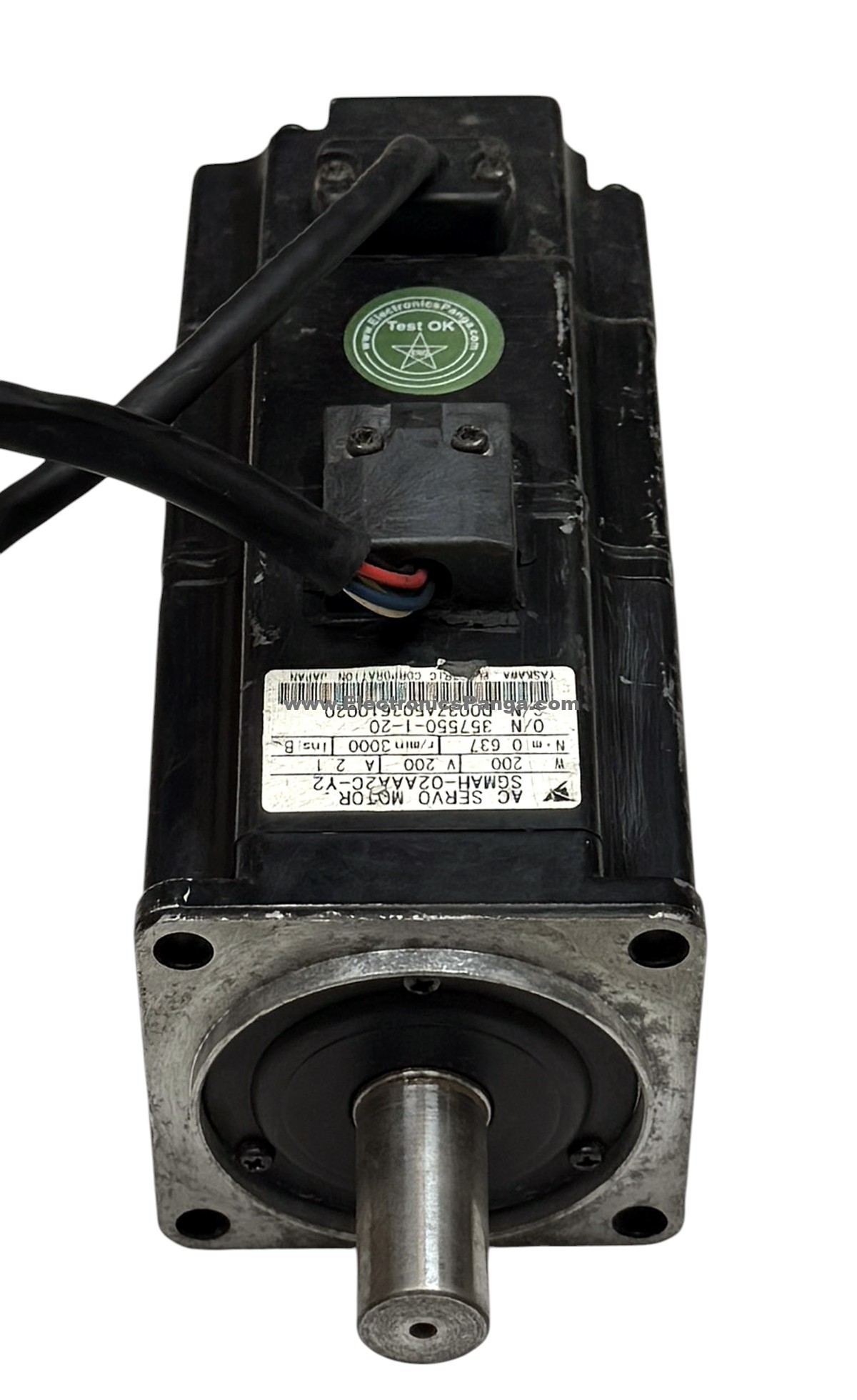 YASKAWA 200W (0.2Kw) SGMAH-02AAA2C-Y2 AC Servo Motor SM1369 - Image 4
