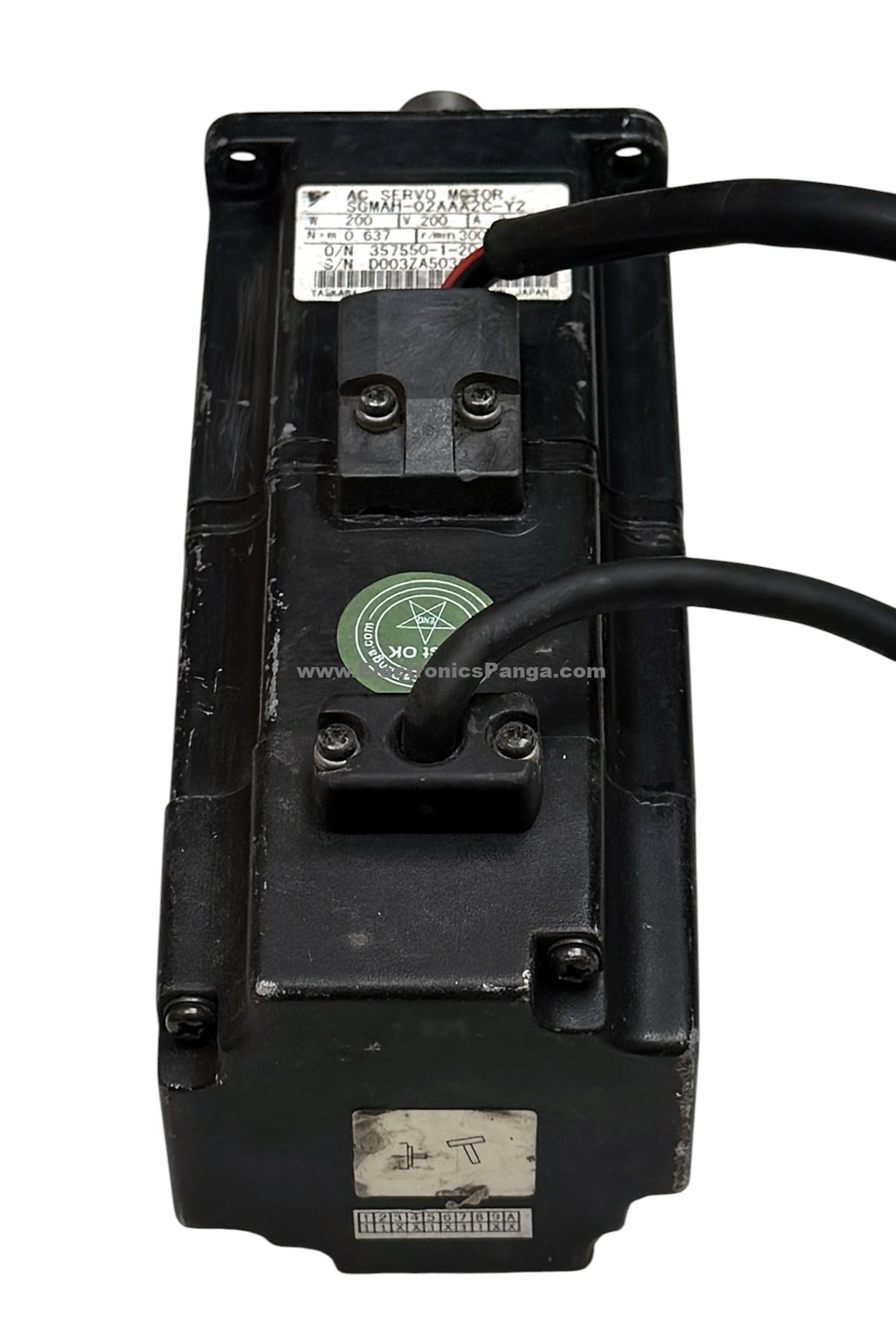 YASKAWA 200W (0.2Kw) SGMAH-02AAA2C-Y2 AC Servo Motor SM1369 - Image 5
