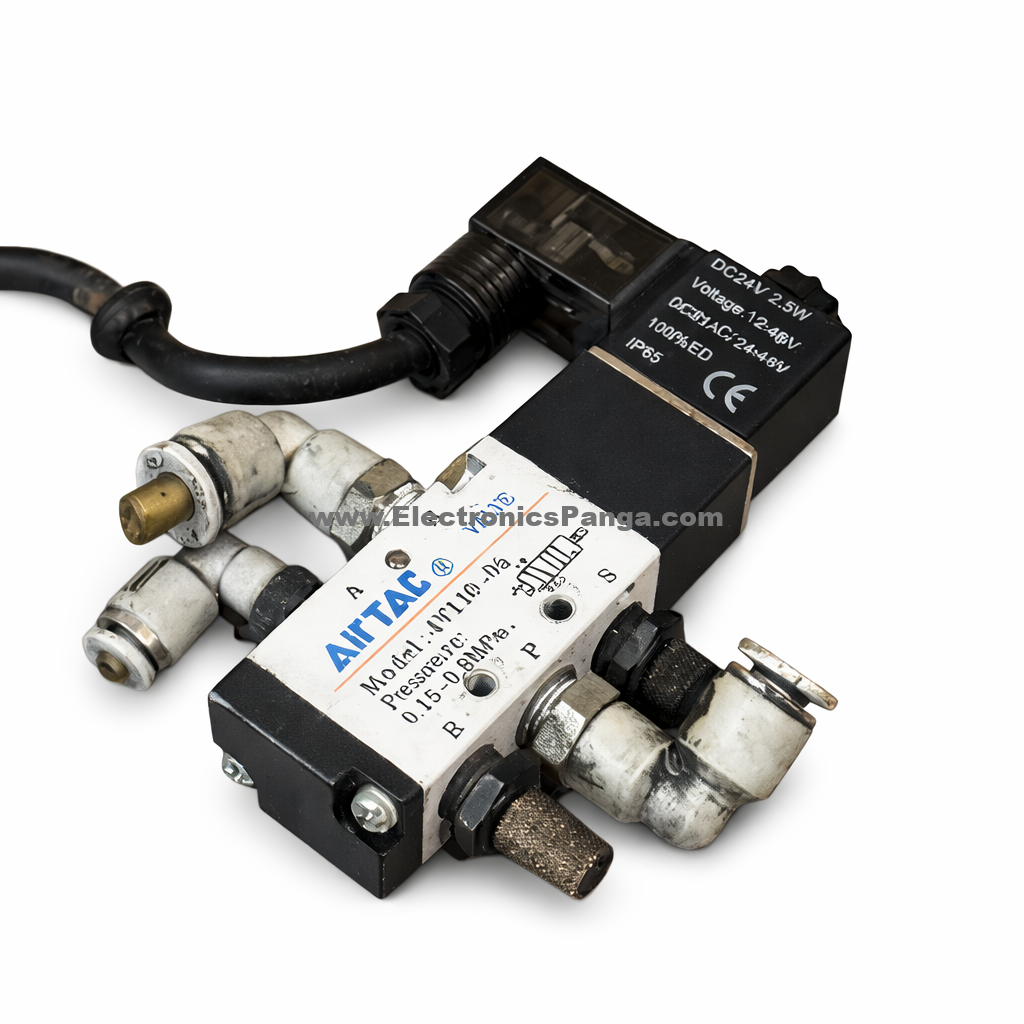 AIRTAC 4V110-06 24V/DC 2.5W 0.15~0.8Mpa Pressure Solenoid Valve N396