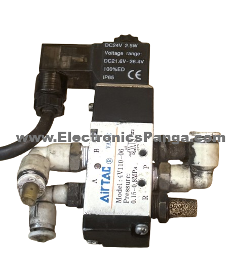 AIRTAC 4V110-06 24V/DC 2.5W 0.15~0.8Mpa Pressure Solenoid Valve N396 - Image 5