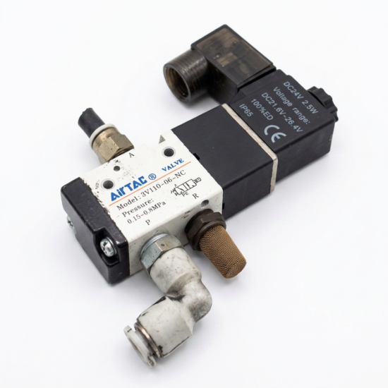 AIRTAC 3V110-06-NC 24V/DC 2.5W 0.15~0.8Mpa Pressure Solenoid Valve N397