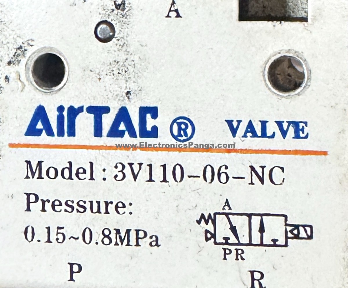 AIRTAC 3V110-06-NC 24V/DC 2.5W 0.15~0.8Mpa Pressure Solenoid Valve N397 - Image 2