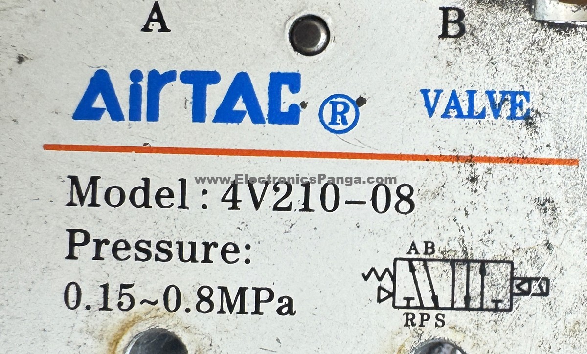 AIRTAC 4V210-08 24V/DC 0.15~0.8Mpa Pressure Solenoid Valve N398 - Image 2