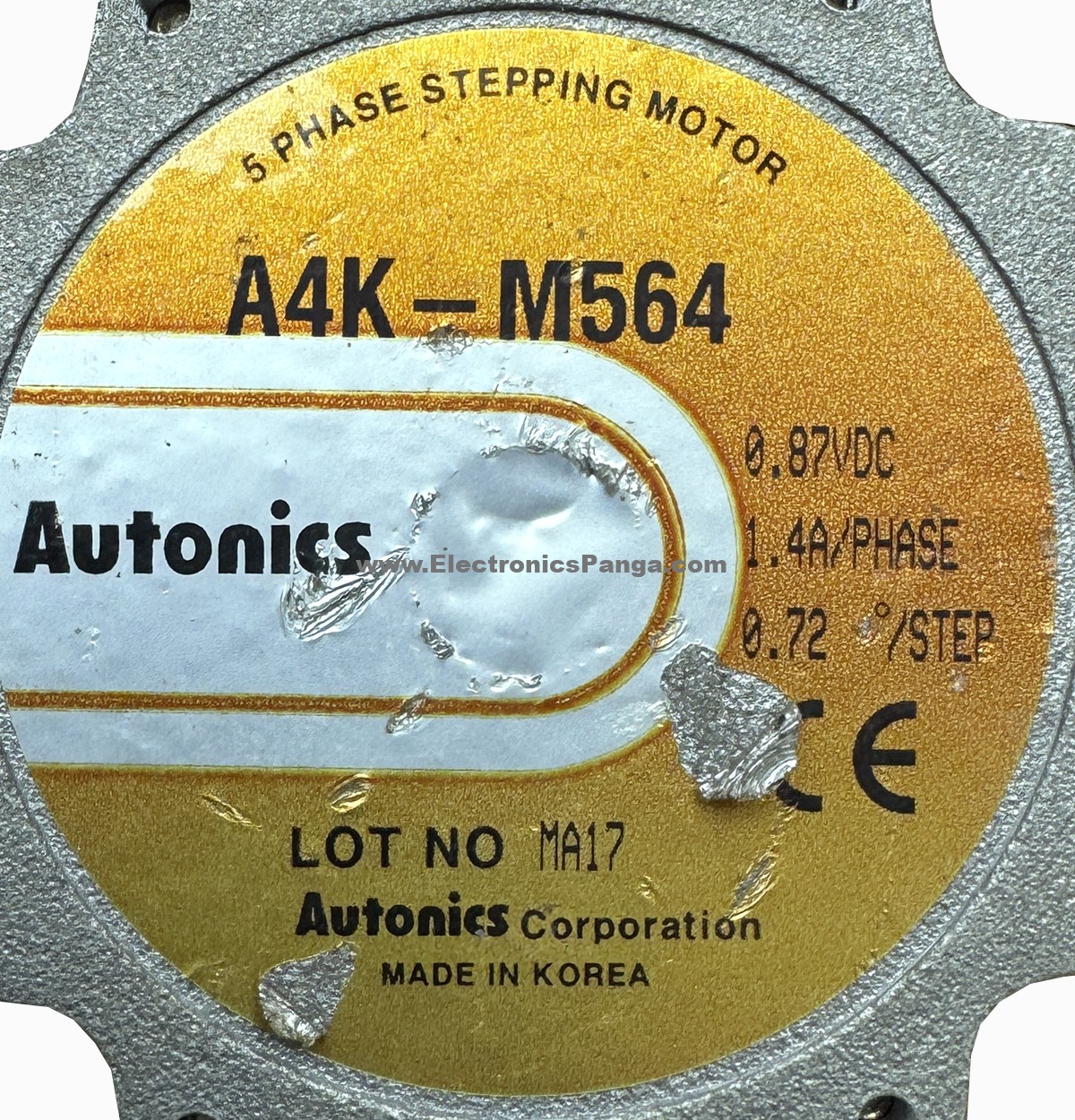 AUTONICS A4K-M564 Nema24 5-Phase 0.87V/DC 1.4A 0.72°/step Stepping ...