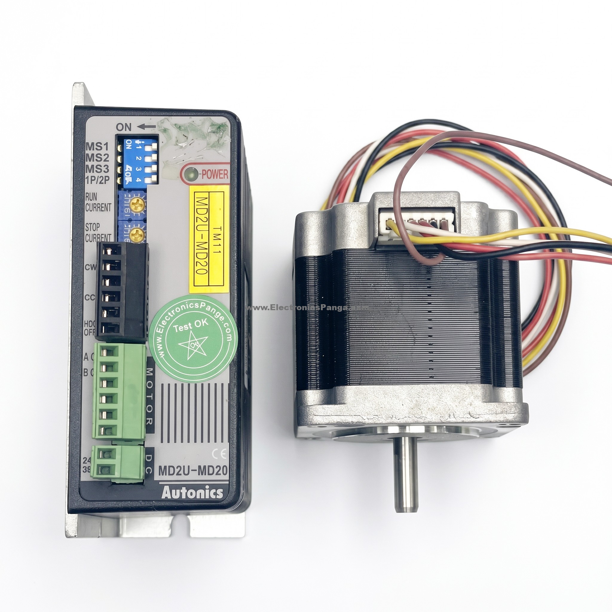 AUTONICS A9K-G265 Nema24 2-Phase Stepping Motor + MD2U-MD20 Driver SMD74