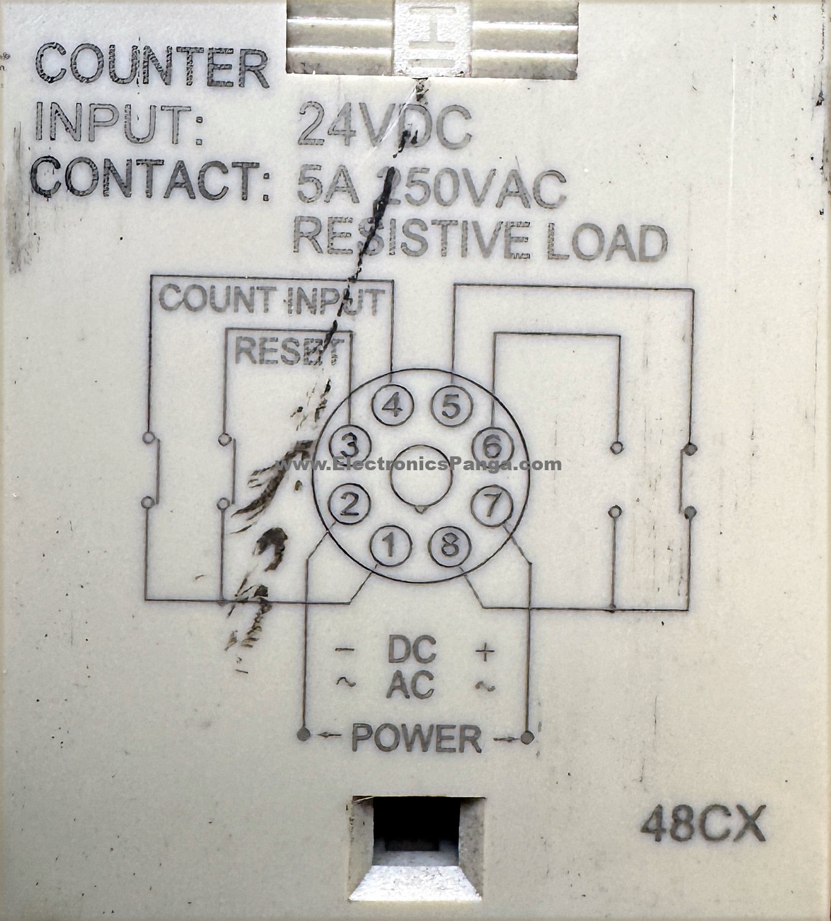 CIKACHI 24V/DC 5A 250V/AC Timer Relay R61 - Image 2