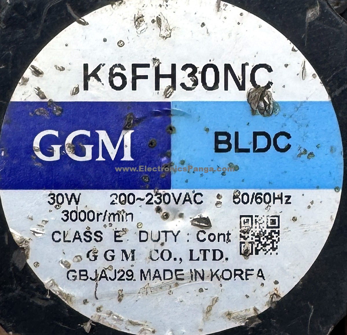 GGM K6FH30NC K6H10BTH 30W 200-230V 3000Rpm BLDC Motor DCM205 – Star ...