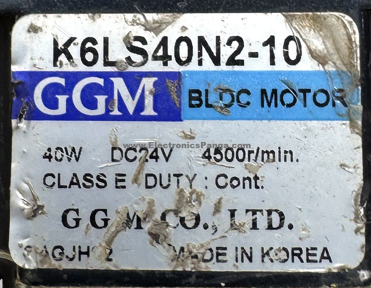 GGM K6LS40N2-10 40W 24V Nema24 BLDC Motor DCM198 - Image 2