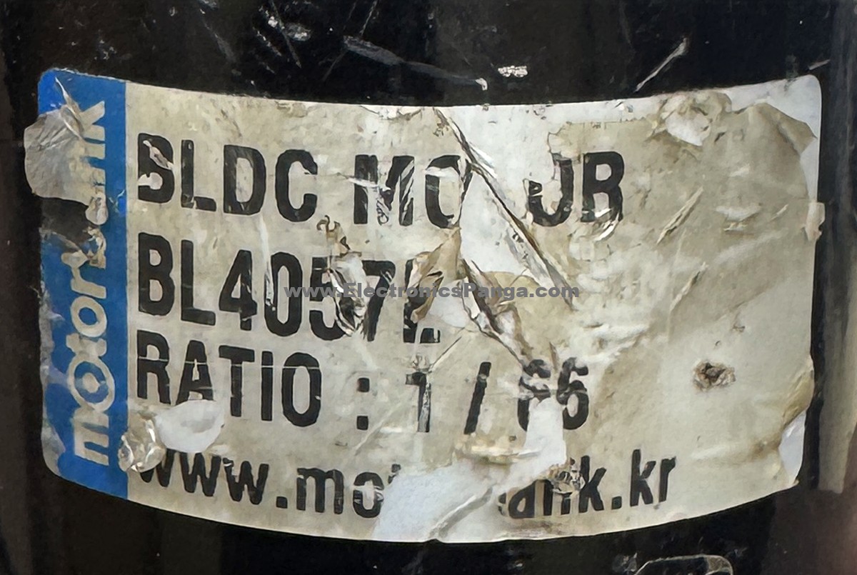 MOTOR BANK BL4057E 66:1 Ratio BLDC Gear Motor DCM206 - Image 2