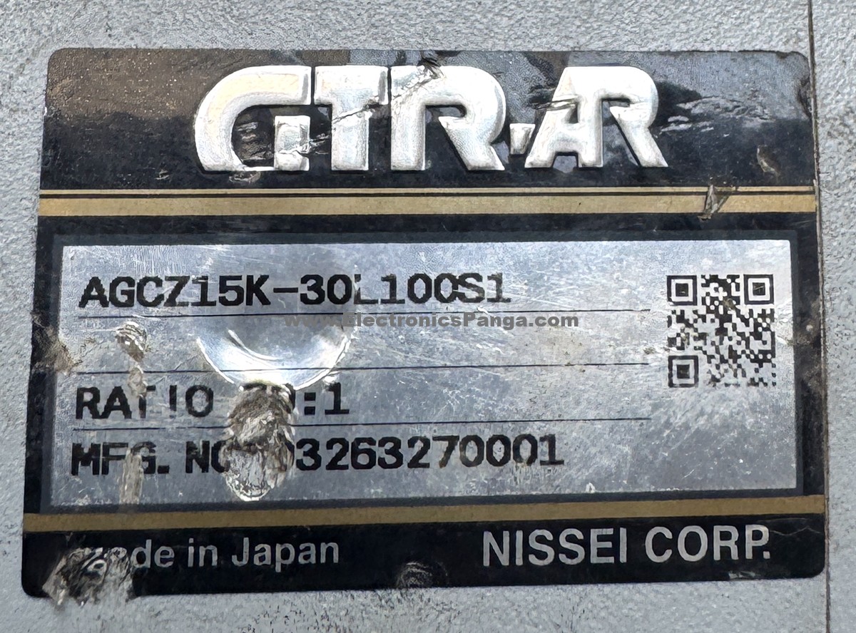 NISSEI GTR-AR 30:1 Ratio AGCZ15K-30L100S1 Planetary Gearbox For 50w & 100w Servo Motor G1518 - Image 2