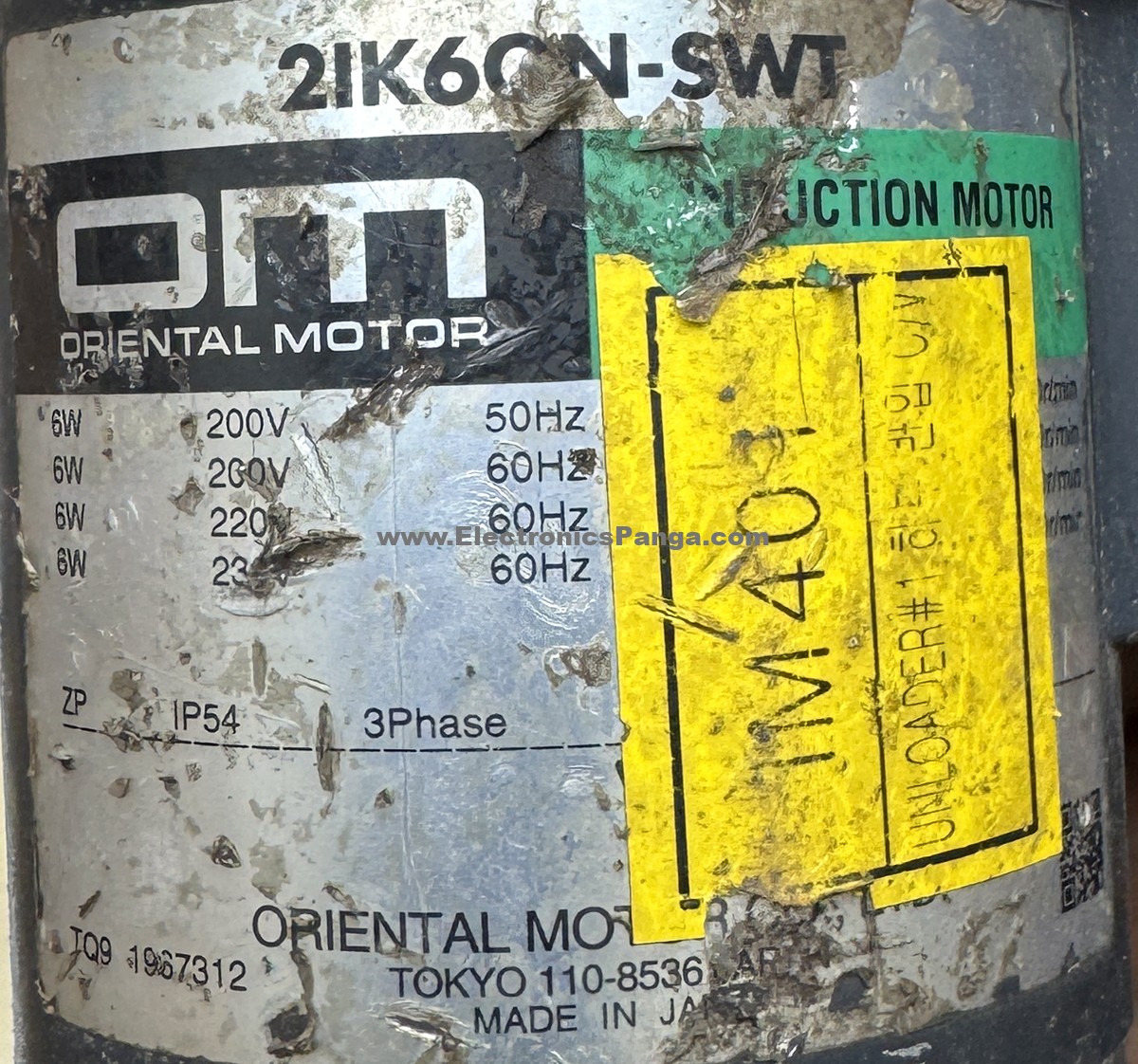 ORIENTAL MOTOR 2IK6GN-SWT 2GN30K 220-230V 6W 1200-1500Rpm Induction Motor DM190 - Image 2