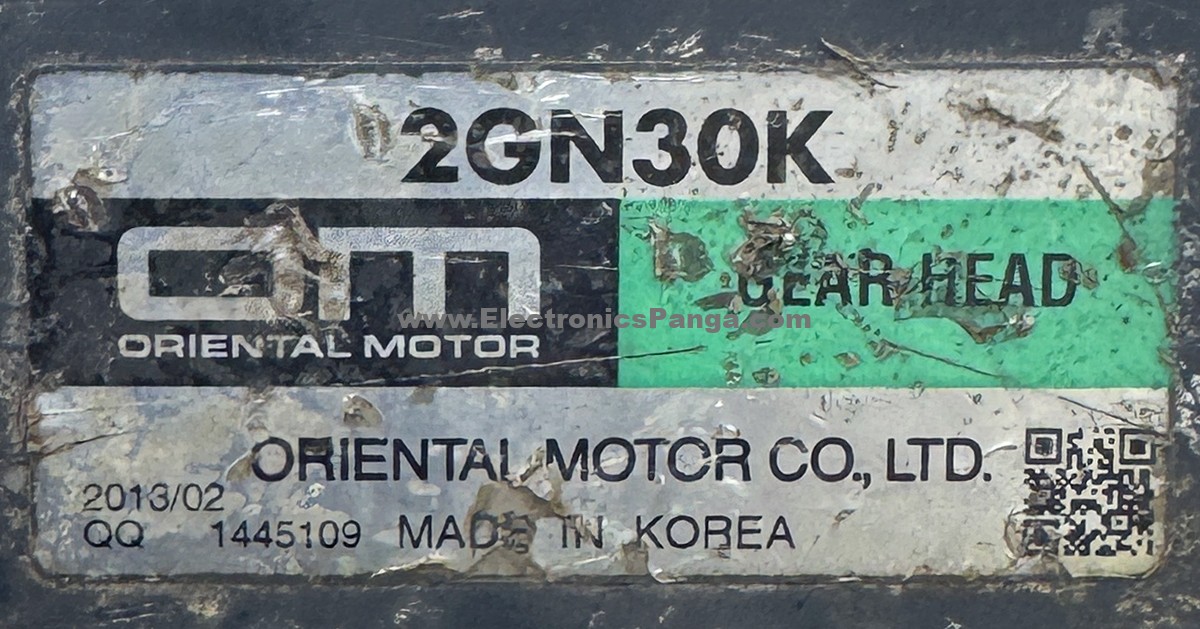 ORIENTAL MOTOR 2IK6GN-SWT 2GN30K 220-230V 6W 1200-1500Rpm Induction Motor DM190 - Image 3