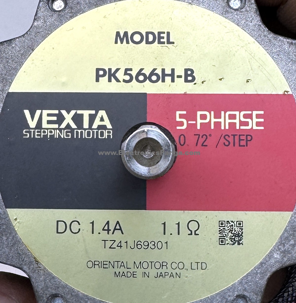 ORIENTAL MOTOR PK566H-B Nema24 1.4A 5-Phase 0.72°/Step Double Shaft Stepping Motor STM366 - Image 2