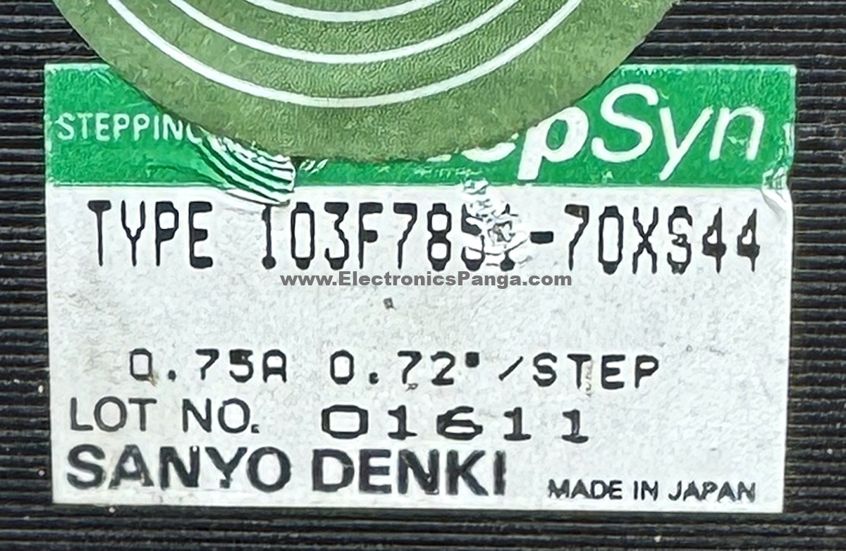 SANYO DENKI 103F7851-70XS44 2-Phase 0.75A 0.72°/step Closed Loop Nema24 Stepper Motor STM373 - Image 2