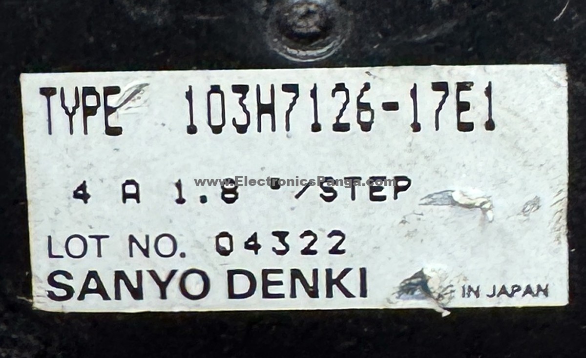 SANYO DENKI 103H7126-17E1 2-Phase 4A 1.8°/step Nema23 Stepper Motor STM374 - Image 2