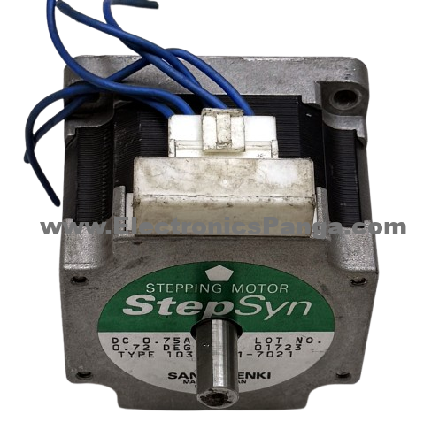 SANYO DENKI 103H7851-7021 0.75A 5-Phase 0.72°/Step Stepping Motor STM362 - Image 5