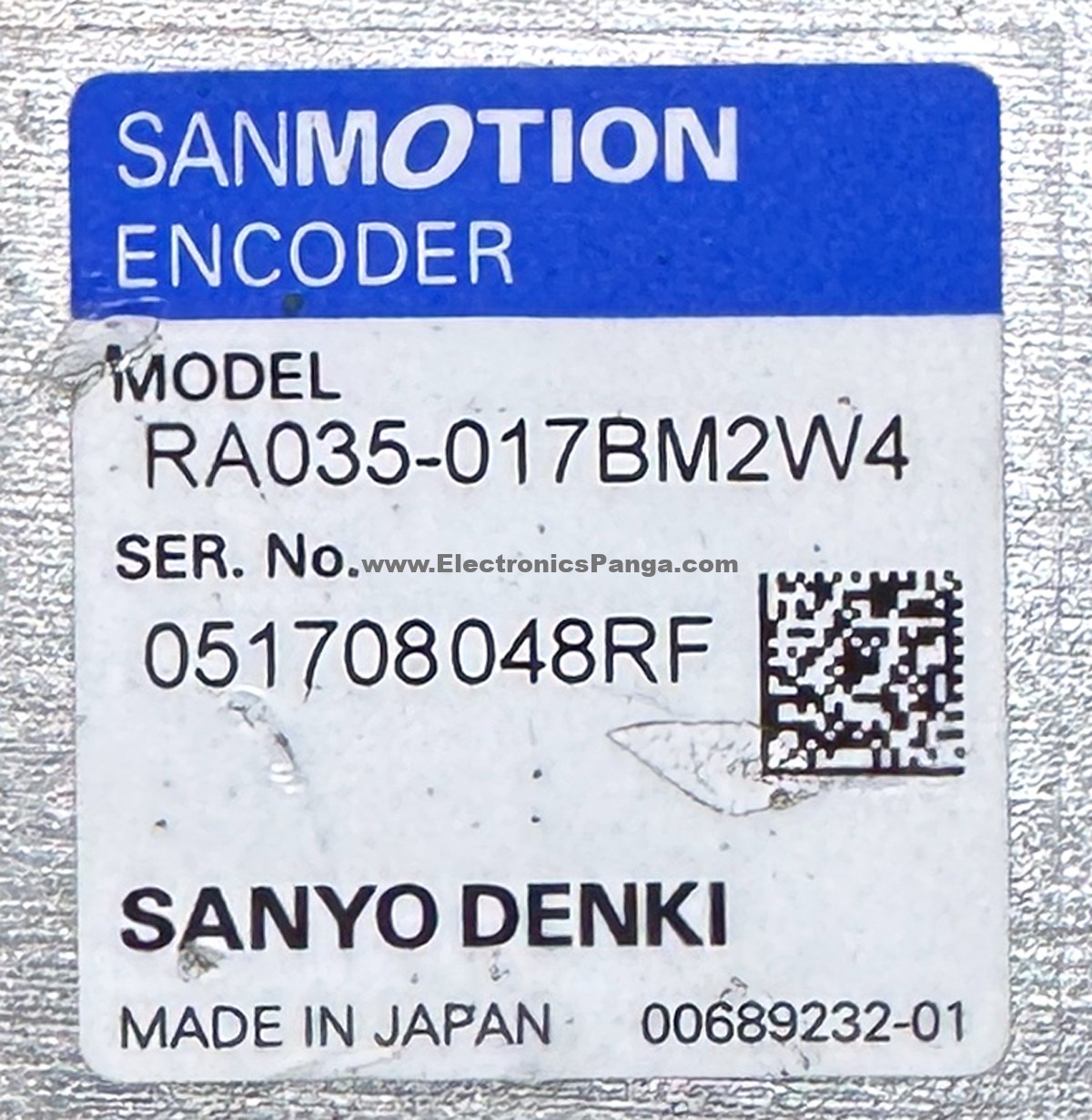 SANYO DENKI SANMOTION 360W (0.36Kw) R2AA06040FCW7FE AC Servo Motor SM1430 - Image 3
