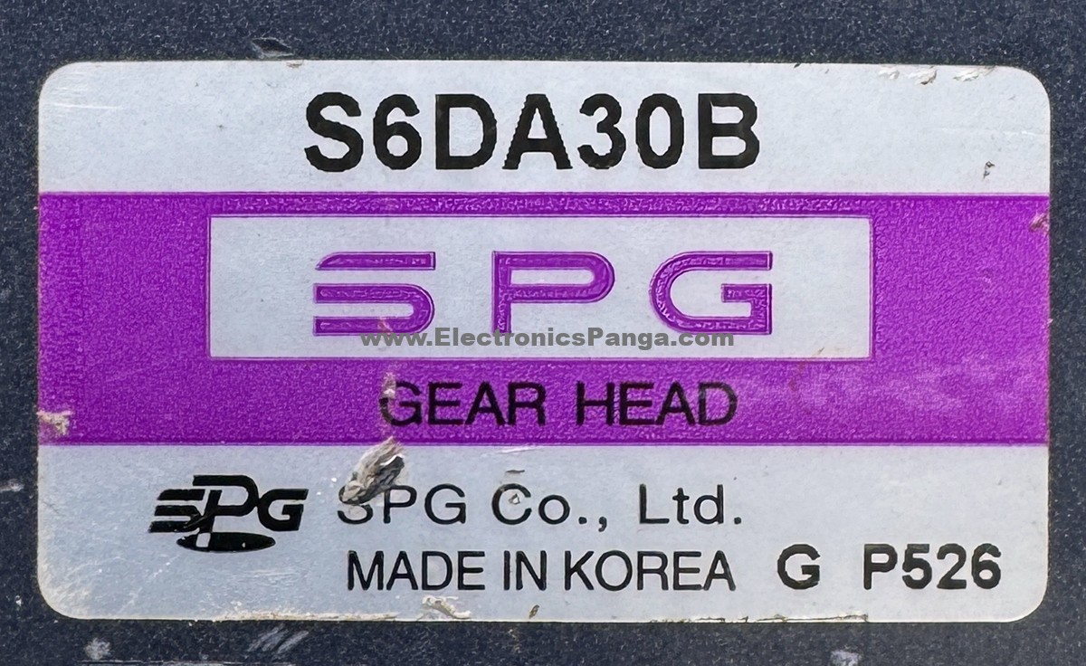 SPG S6I06GB S6DA30B 6W 220V 1550Rpm Speed Control Motor DM196 - Image 3