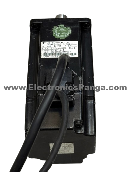 YASKAWA 400W (0.4Kw) SGMAH-04A1A-AD21 AC Servo Motor SM1393 - Image 5