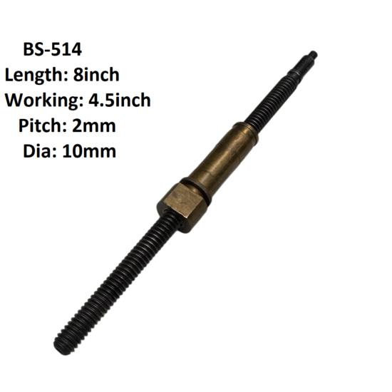 10X2 CNC Lead Screw With Nut 2mm Pitch 4.5inch Working 8inch And Length BS-514
