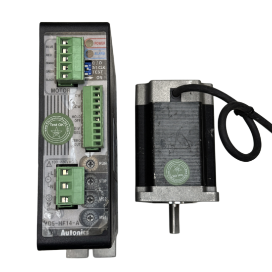 AUTONICS A16K-M569 Nema24 5-Phase Stepping Motor + MD5-HF14-A Driver SMD80